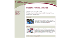 Desktop Screenshot of mikelmailings.com