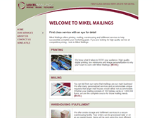 Tablet Screenshot of mikelmailings.com